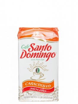 Кофе молотый Santo Domingo Caracolillo (Санто Доминго Караколийо)  453,6 г, вакуумная упаковка