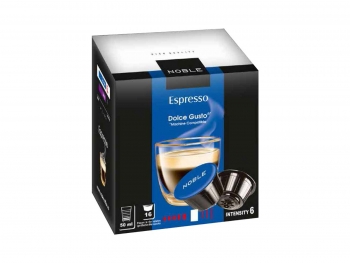 Кофе в капсулах Noble Espresso (Нобле Эспрессо), упаковка 16 капсул, формат Dolce Gusto (Дольче Густо)