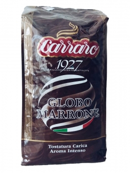 Кофе в зернах Carraro caffe Globo Marrone (Карраро Глобо Мароне)  1 кг, вакуумная упаковка