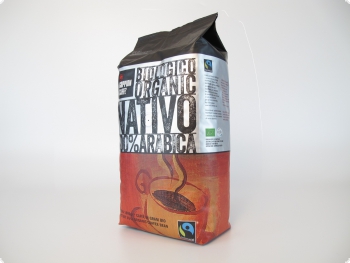 Кофе в зернах Goppion Nativo (Гоппион Нативо), органически чистый кофе,  1 кг, вакуумная упаковка