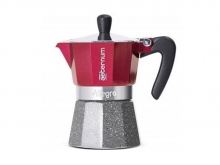 Кофеварка гейзерная Bialetti Aeternum Allegra Petra Rouge (3 чашки)