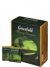 Чай зеленый Greenfield Flying Dragon (Гринфилд Флаинг Дракон), 100 пакетиков
