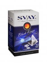 Чай черный Svay Black Kenya (Блэк Кения), упаковка 20 пирамидок по 2,5 г